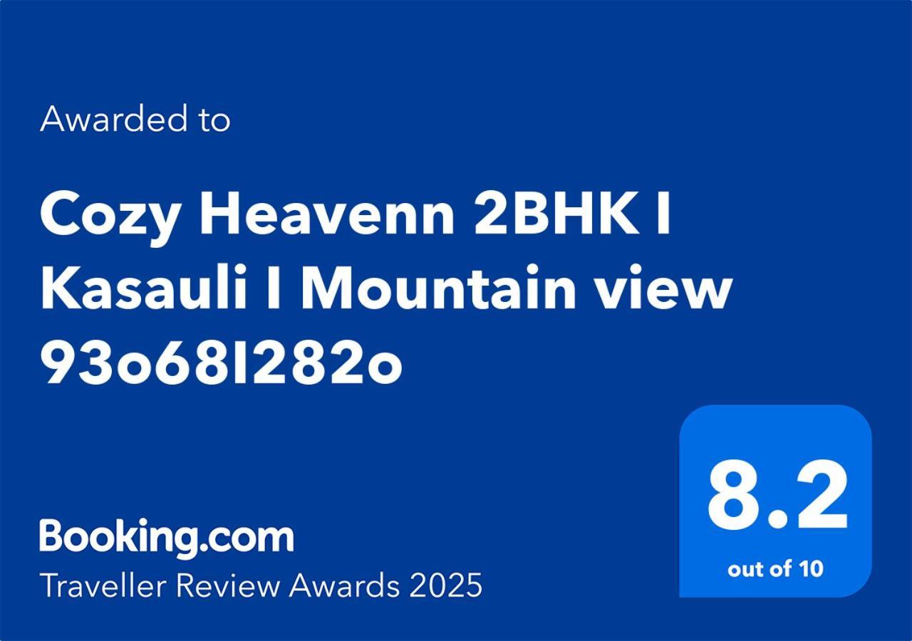 Cozy Heavenn 2Bhk I Kasauli I Mountain View 93O68I282O Apartment Exterior photo